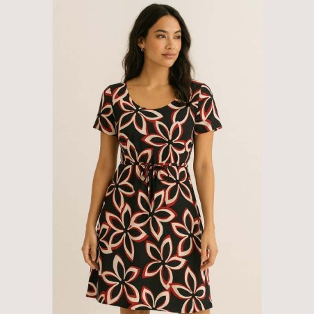 Rayon A-Line Midi Dress| Supreme Clothing SA